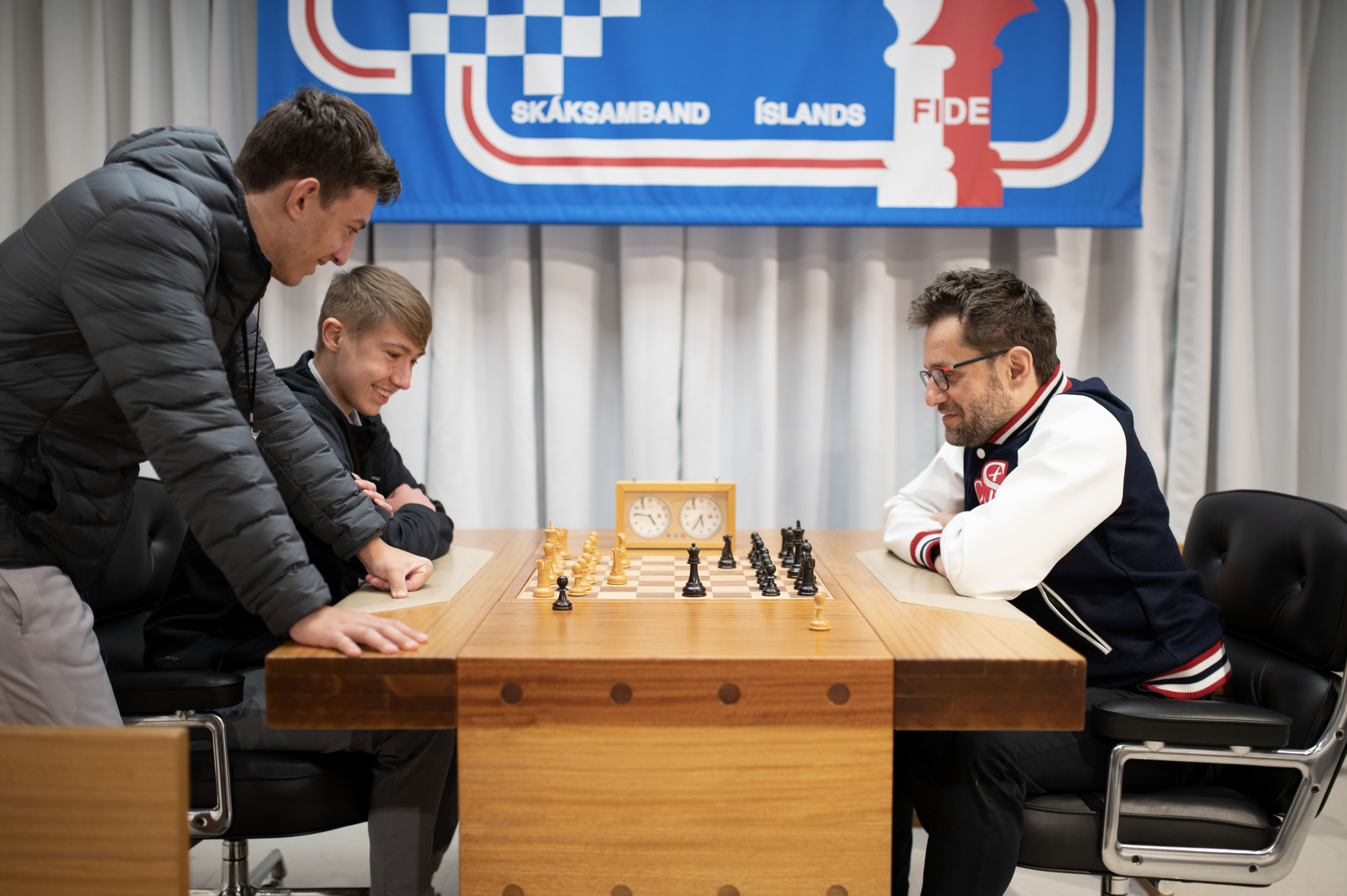 Boris Spassky Jr. Visits the WCHOF, Photo by Austin Fuller